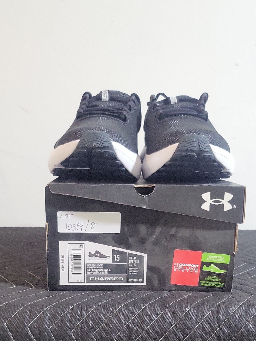 Under Armour Men's Charged Surge 4 Sneaker Size 10